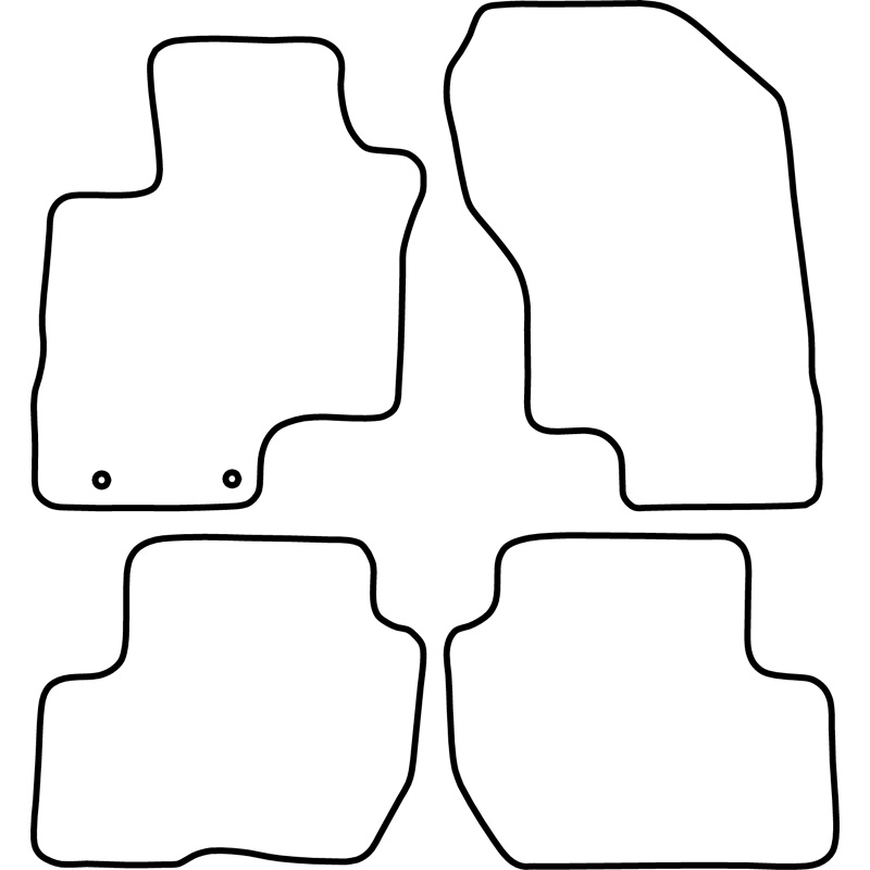 Set velour car mats  Mitsubishi Eclipse Cross 2017-