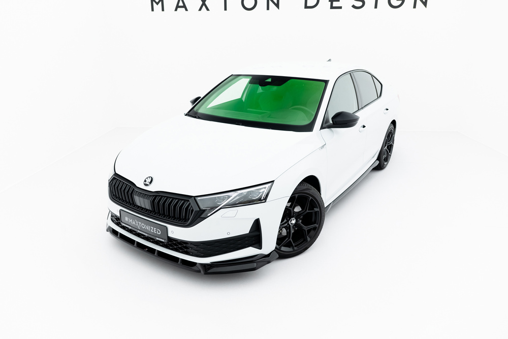Voorspoiler passend voor Skoda Octavia Sportline Liftback / Combi Mk4 Facelift