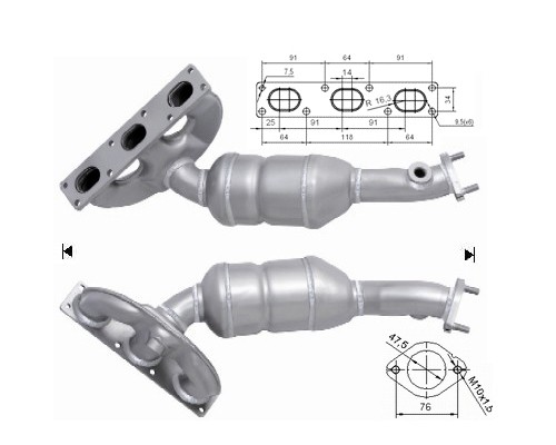 BMW Z4 2.5i 24V 2494 cc 141 Kw / 192 cv M54 E85 Magnaflow CAT Bo