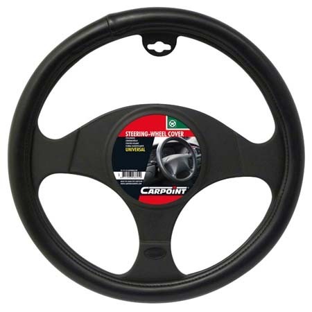 STEERING WHEEL COVER 'LEATHER LOOK'