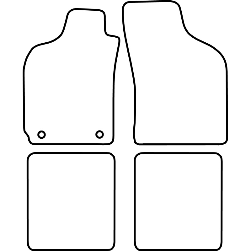 Set car mats  Fiat Palio Weekend 1997-2001