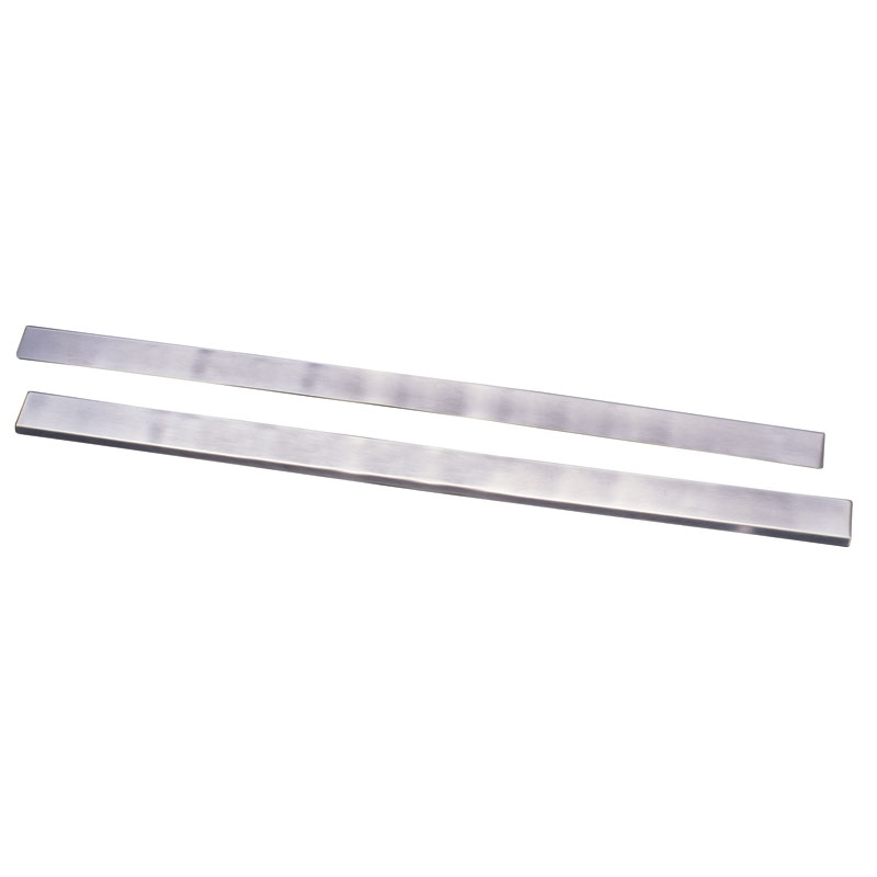 Inox door sill protectors  Peugeot 207 3-doors - brushed - 2-pieces