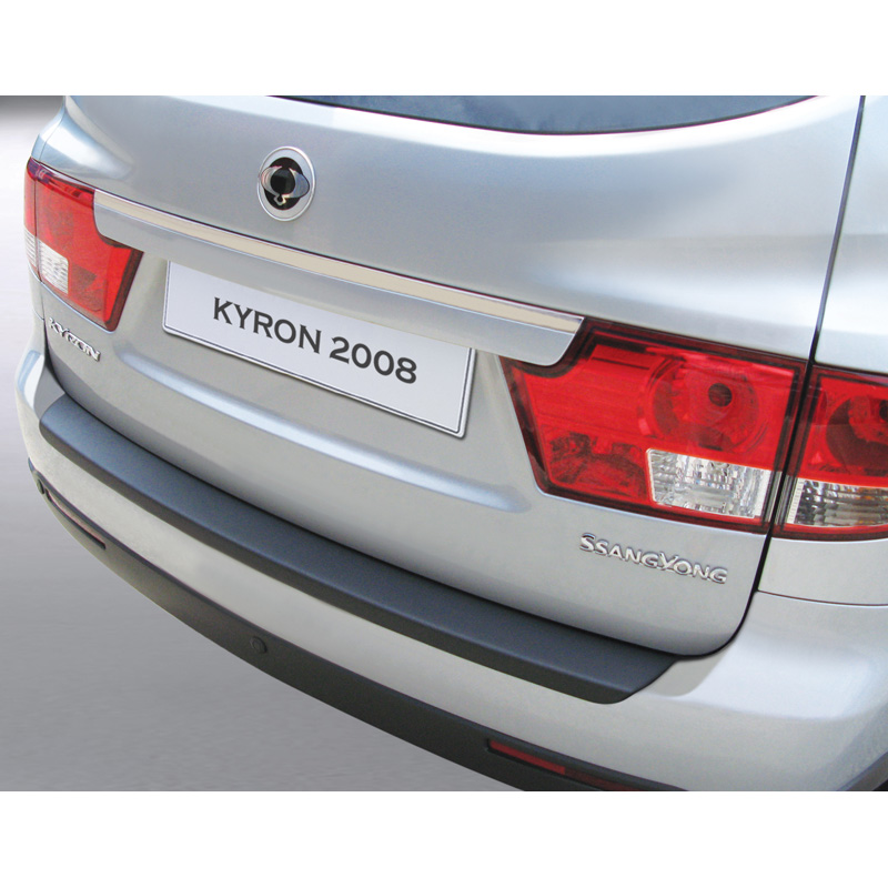 ABS Rear bumper protector  SsangYong Kyron 2008- Black