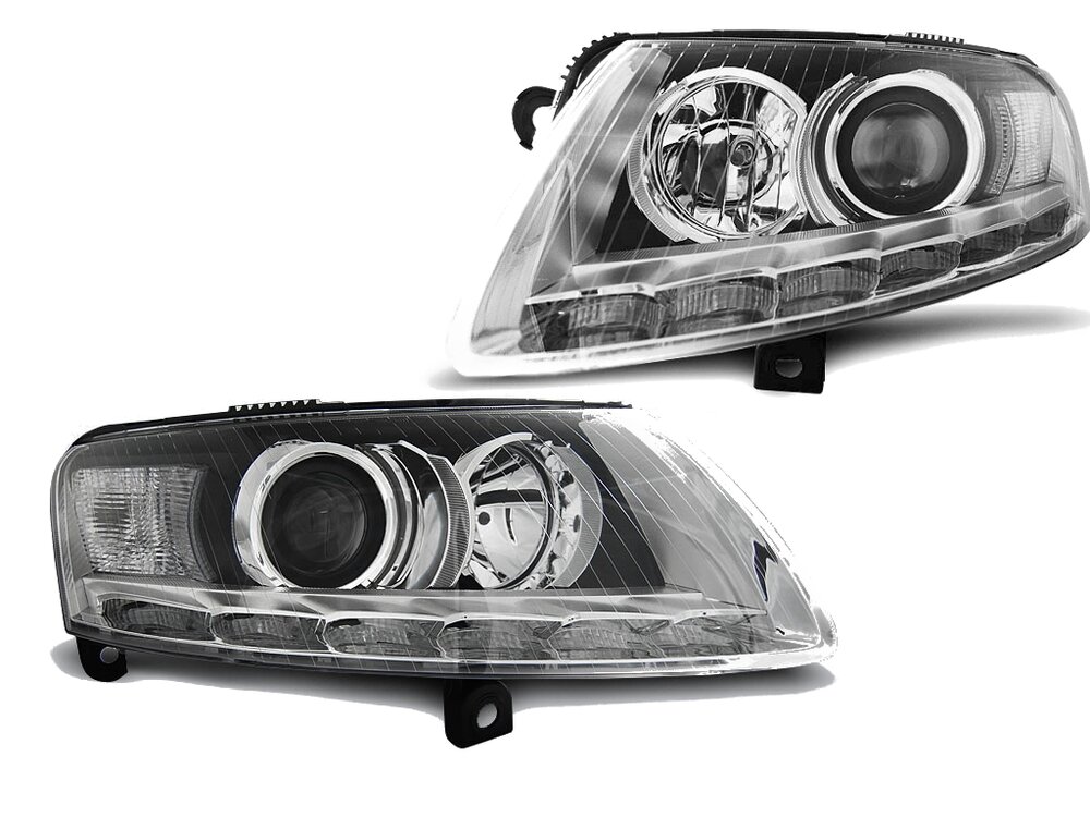 Headlights Audi A6 4F DRL Facelift 04-08 Xenon