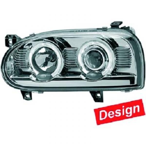 KoplampSET GOLF 91-97 POS.RINGE '98 OPTIK