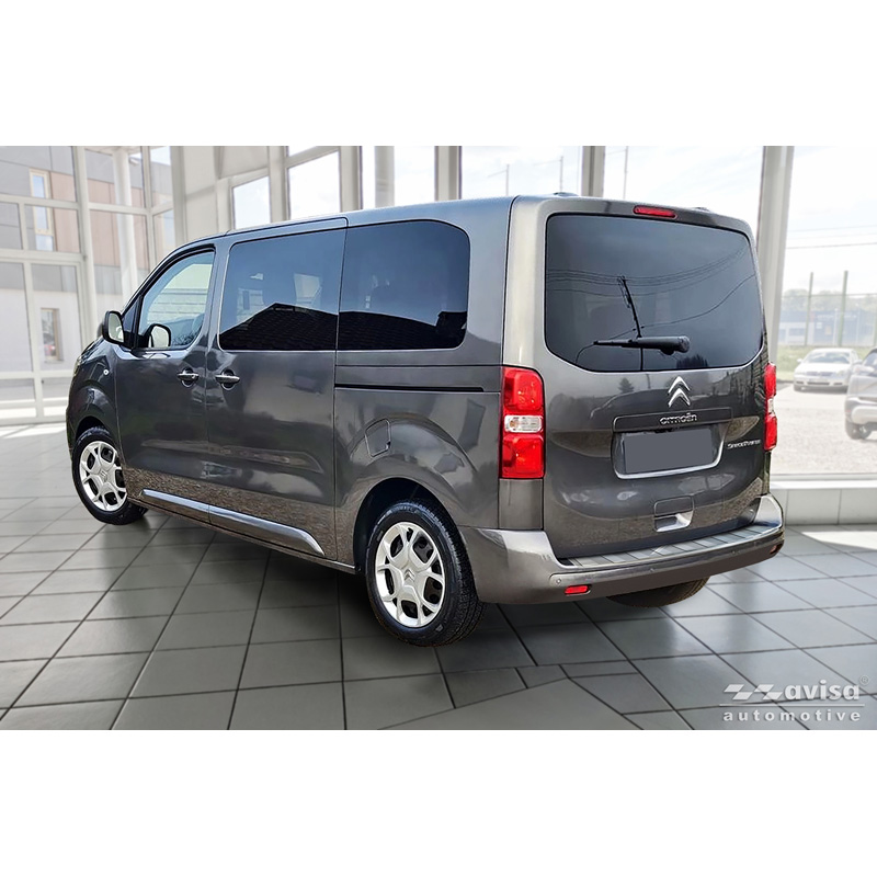 Avisa Stainless Steel Rear bumper protector  Citroën Space Tourer & Jumpy 2016- / Peugeot Traveller & Expert 2016- / Toyota Proace Verso 2016- / Opel Vivaro & Zafira Life 2019-