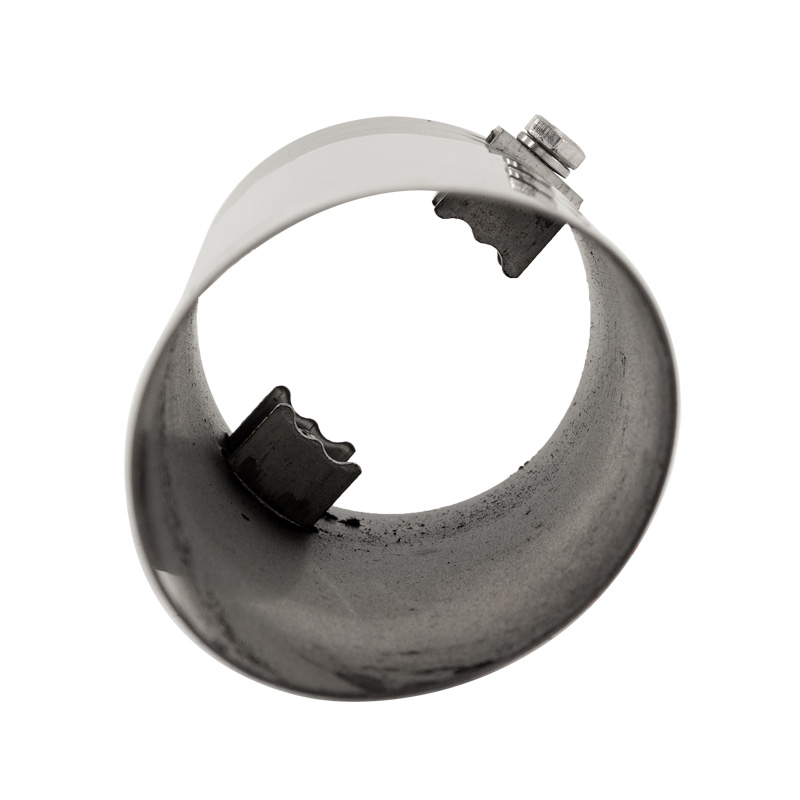 Simoni Racing Exhaust Tip Round/Slanting Inox - Ø60xL175mm - Installation ->60mm