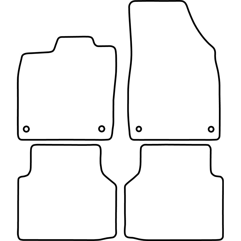 Set car mats  Skoda Enyaq iV 2020- / Enyaq Coupe iV 2022- & Cupra Tavascan 2023-
