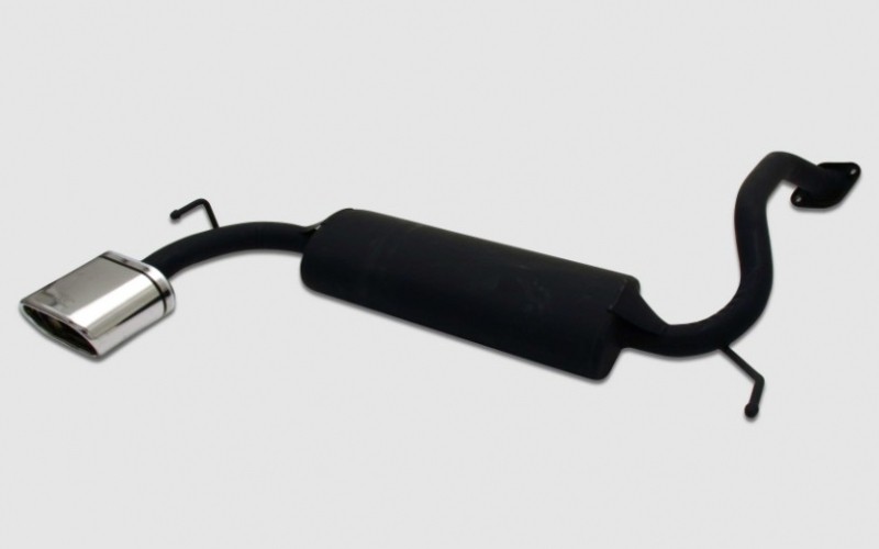 Muffler Honda CRX 1987-1992 RVS eindstuk 145x75mm ovaal