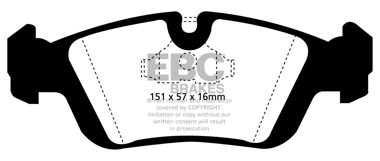 EBC Brakes BMW 320 2.0 (E36) 91-98 Remblokken voorzijde