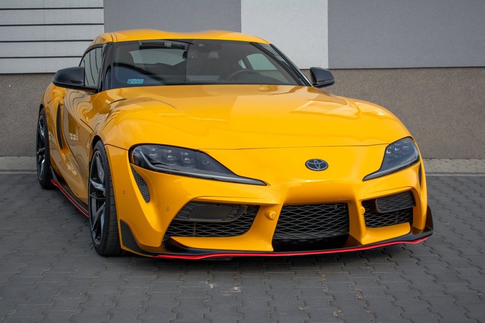 Voorspoiler V.3 Toyota Supra MK5 Maxton Glans Zwart