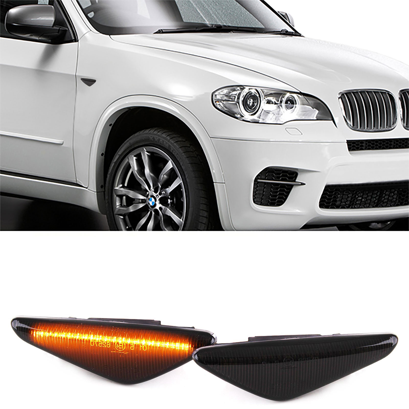 Side Indicators BMW X5 E70, X6 E71/E72, X3 F25 Dynamic Smoked