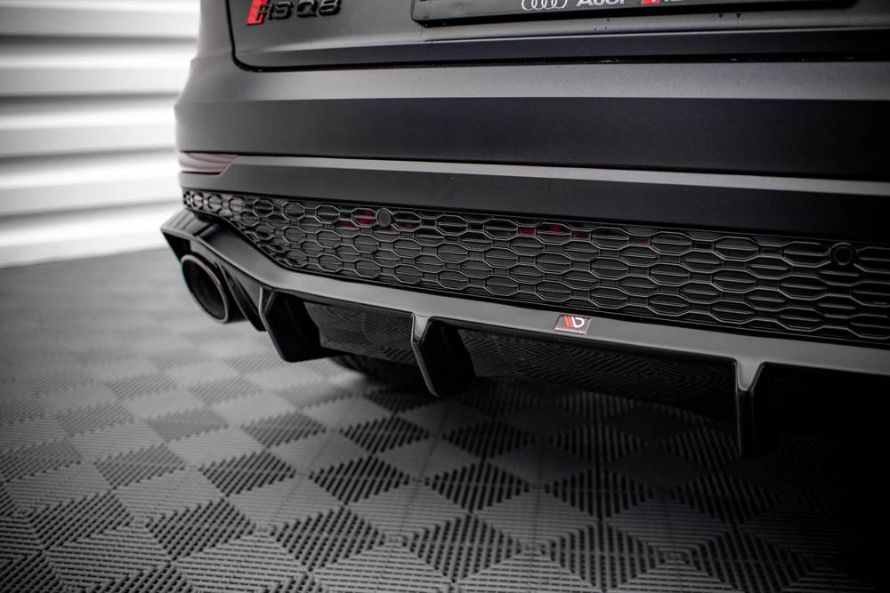 Diffuser passend voor Audi RSQ8 Maxton Glans Zwart