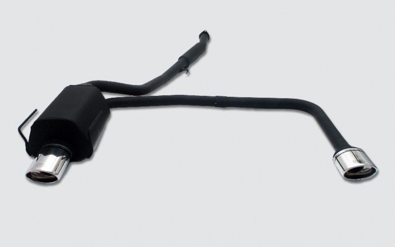 muffler duplex BMW 3-serie IS e36 1990-1998 RVS eindstuk 120x80m