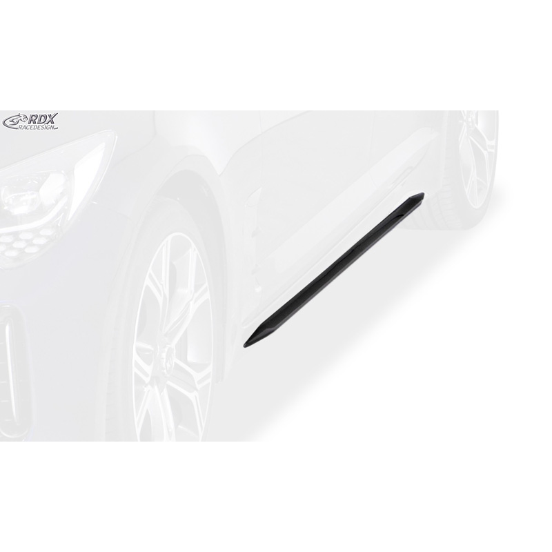 Side skirts 'Slim'  Kia Stinger (CK) 2018- (ABS glossy black)