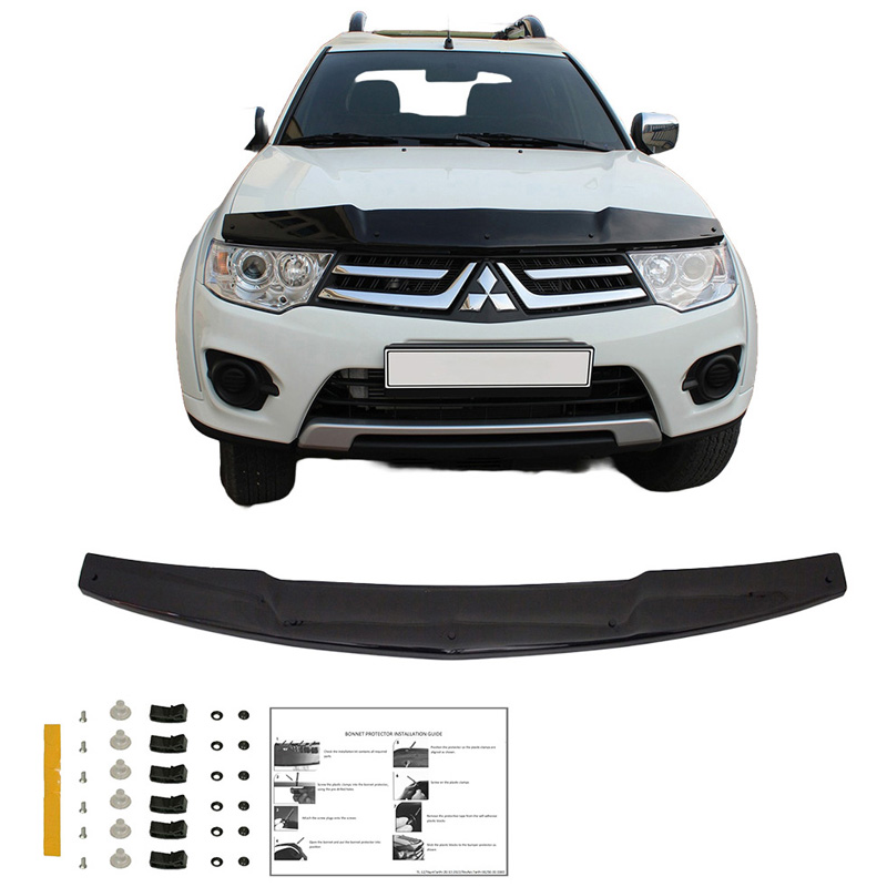 Bonnet Protector  Mitsubishi L200 Triton 4 2007-2014 - Gloss black