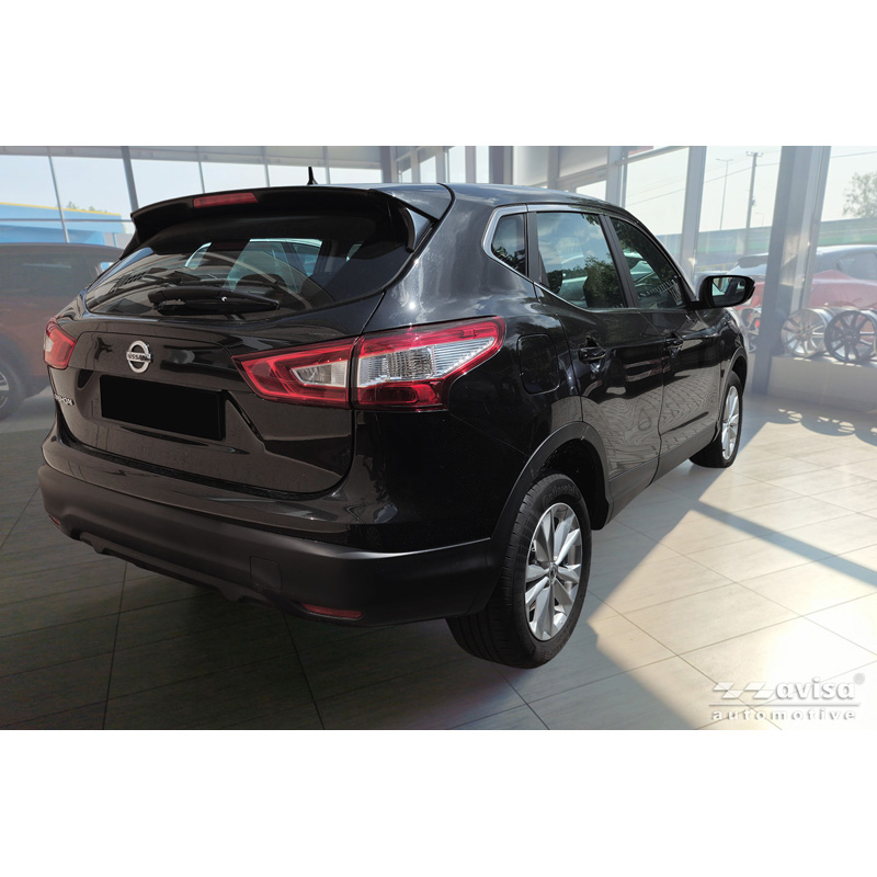 Avisa Stainless Steel Door sill protectors  Nissan Qashqai II 2013-2017 & Facelift 2017-2020 - 'Lines' - 4-pieces