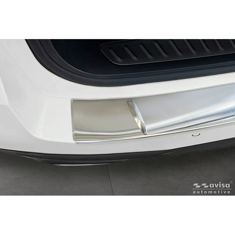 Avisa Stainless Steel Rear bumper protector  BMW 5-Series G31 M-Sport Touring Facelift 2020-2024 'Ribs'