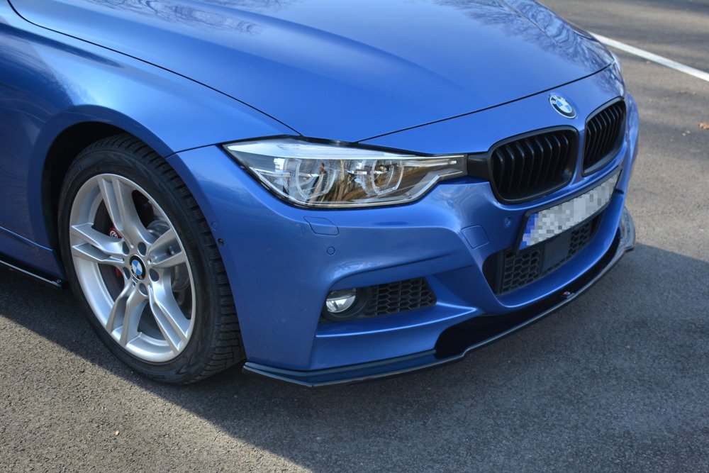 Voorspoiler passend voor BMW 3 Serie F30 15-18 M-Sport Glossy Black