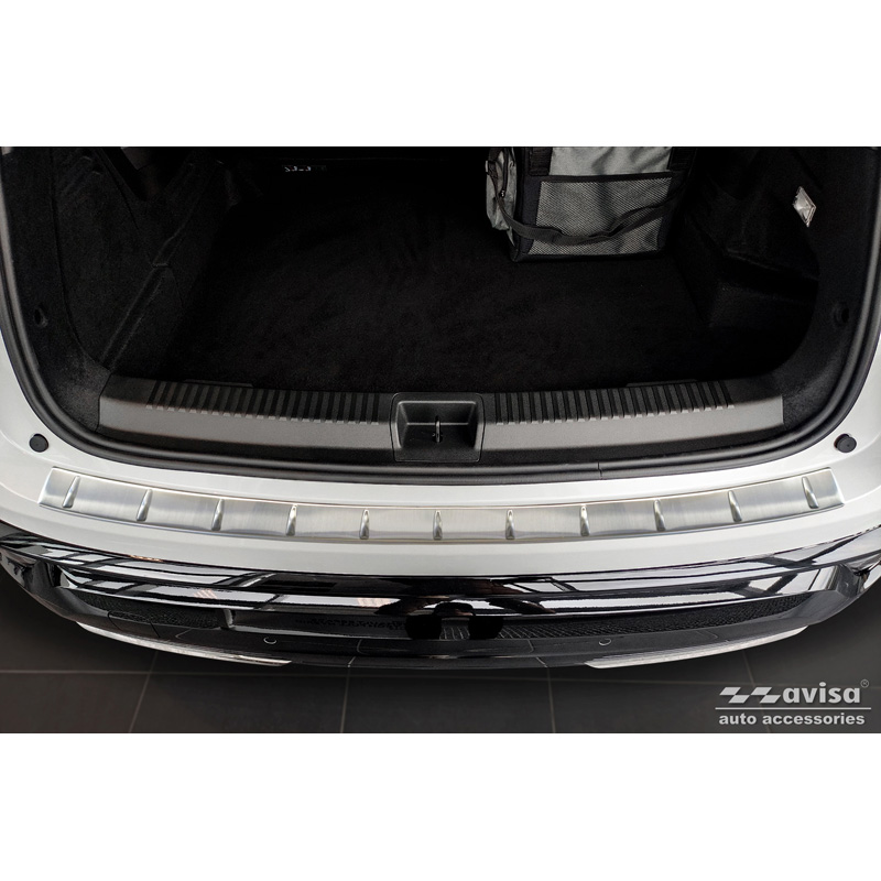 Stainless Steel Rear bumper protector  Renault Espace VI E-Tech Hybrid 2023- 'Ribs'