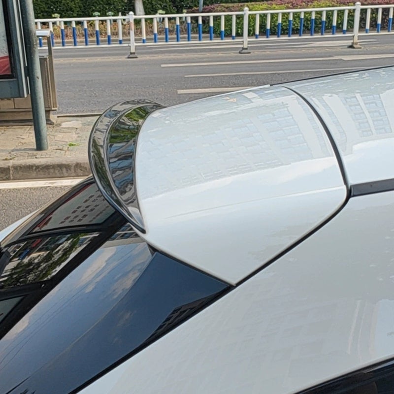 Roof spoiler (Spoiler Cap)  Mercedes CLA X118 Shooting Brake 2019-2025 (ABS Glossy Black)
