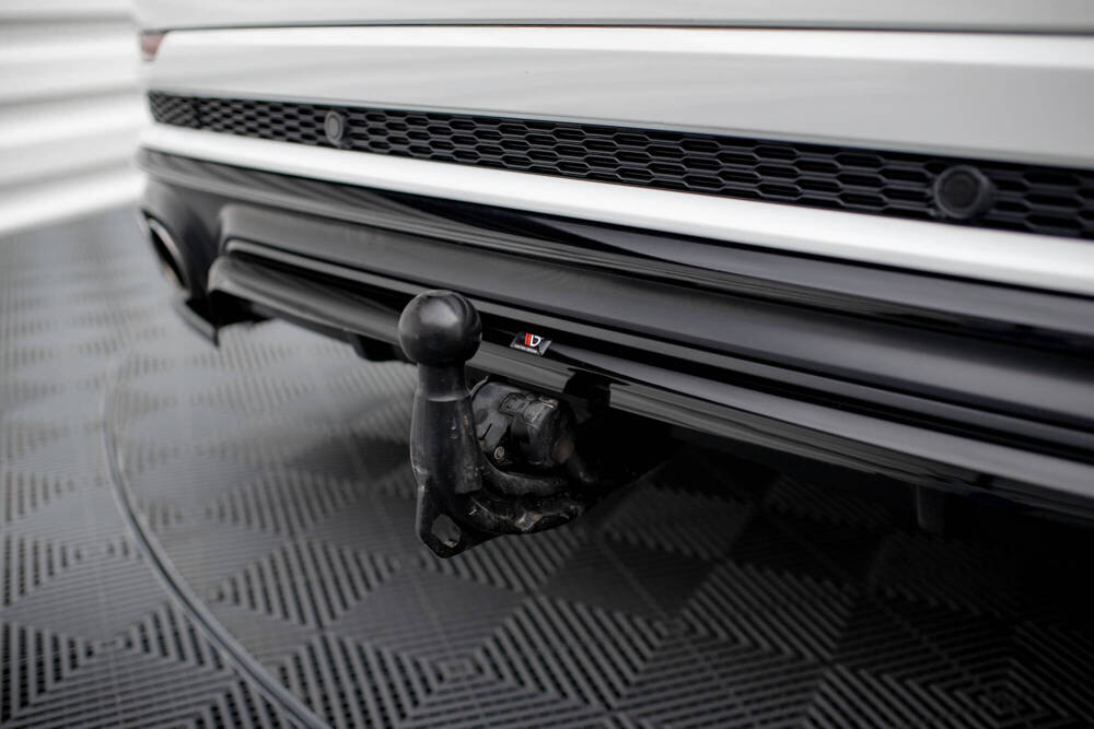 Diffuser passend voor Audi SQ8 MK1 Glans Zwart Maxton Design