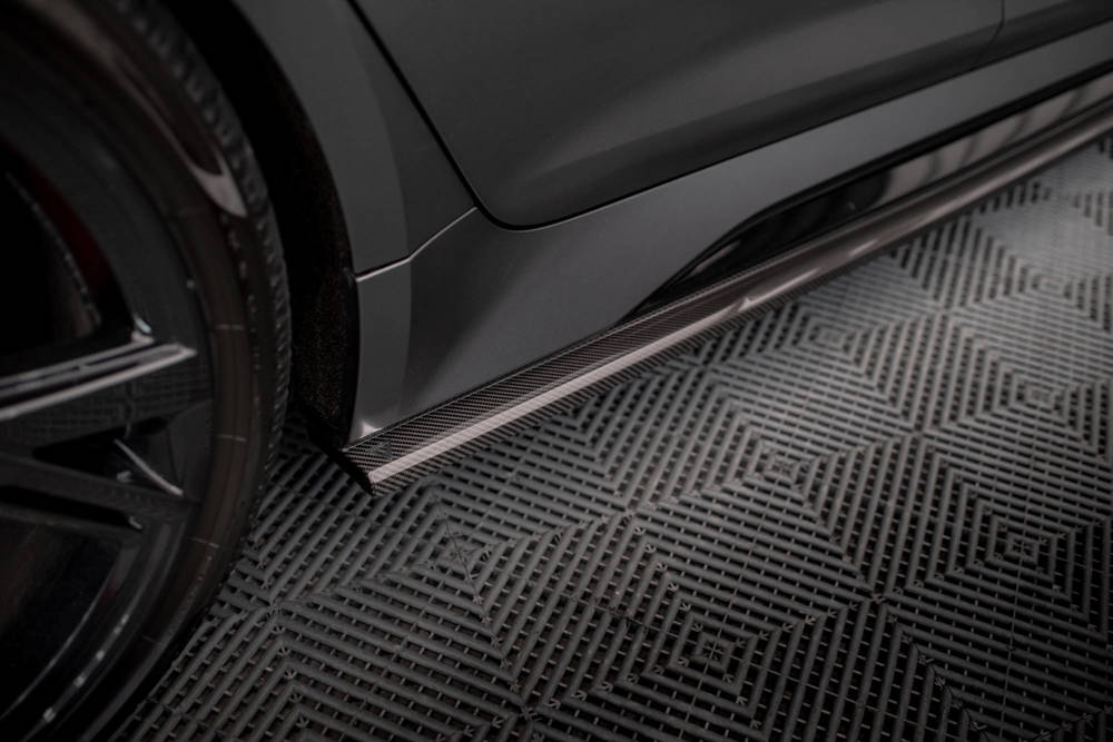 Zijskirts passend voor Audi RS6 / RS7 C8 Maxton Carbon