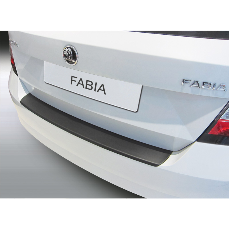 ABS Rear bumper protector  Skoda Fabia III 5 doors 11/2014-08/2021 Black
