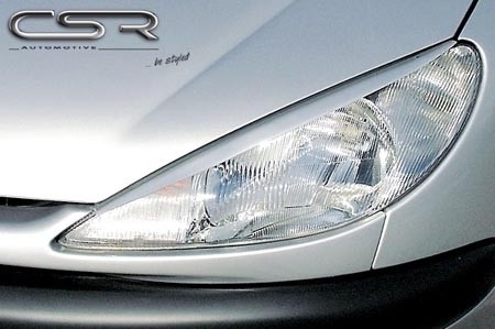 Headlightspoilers Peugeot 206