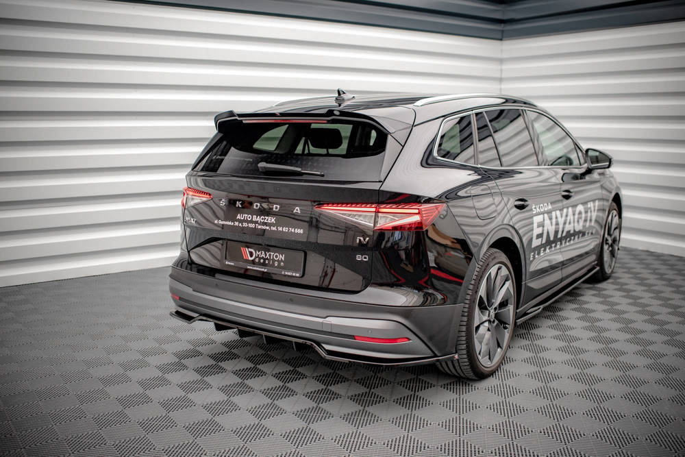 Diffuser passend voor Skoda Enyaq IV Maxton Glans Zwart
