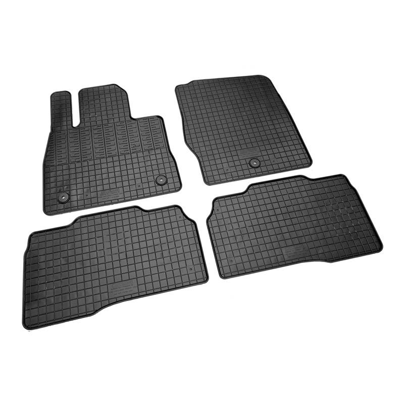 Rubber car mats set  Ford Explorer VI (U625) Hybrid 2020- (4-pieces + fixing system)