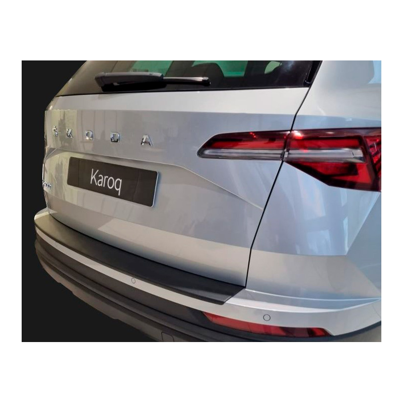 ABS Rear bumper protector  Skoda Karoq FL 2022- Black