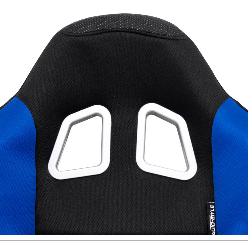 Sport seat 'K5' - Black/Blue - Non-reclinable back-rest - incl. slides