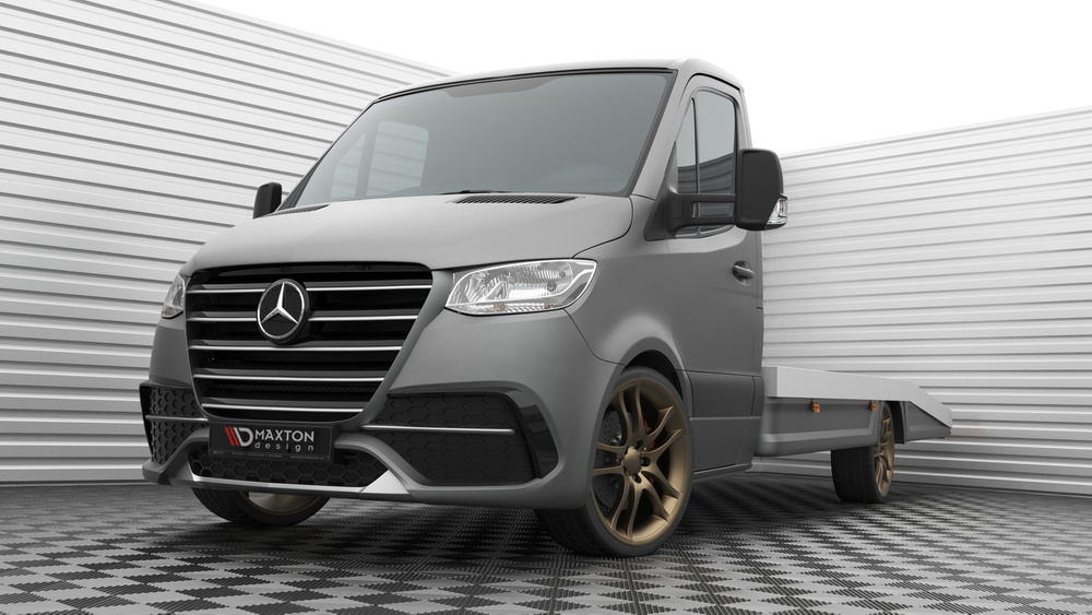 Voorbumper passend voor Mercedes-Benz Sprinter Mk3 2018- Maxton