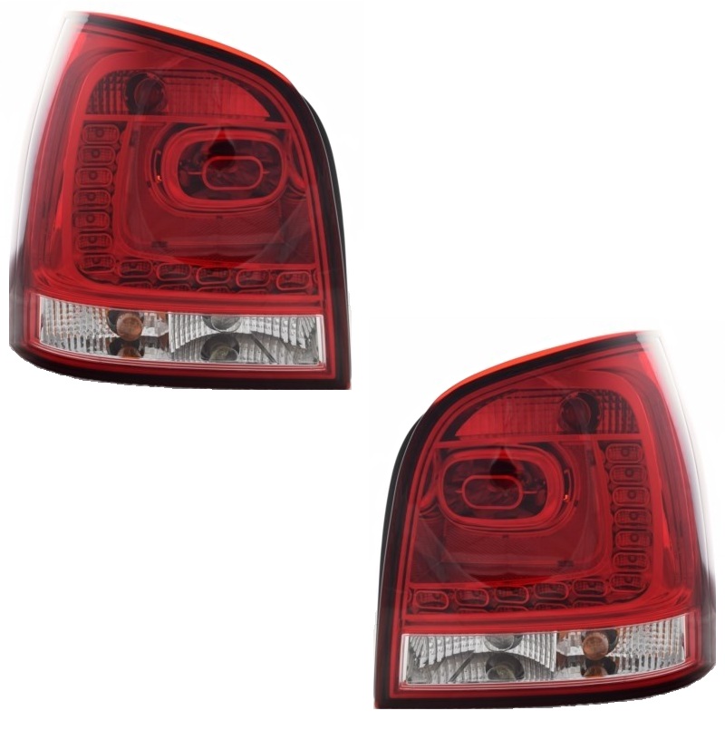 Donkerred / Clear Taillights VW Polo 9N3 (01-05)