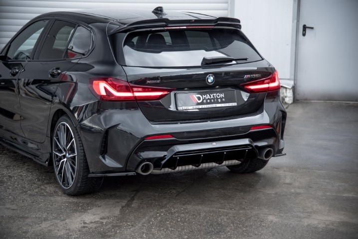 Achter Diffusers zijkanten BMW 1 Serie F40 M-Pack/ M135i Glans Zwart V3