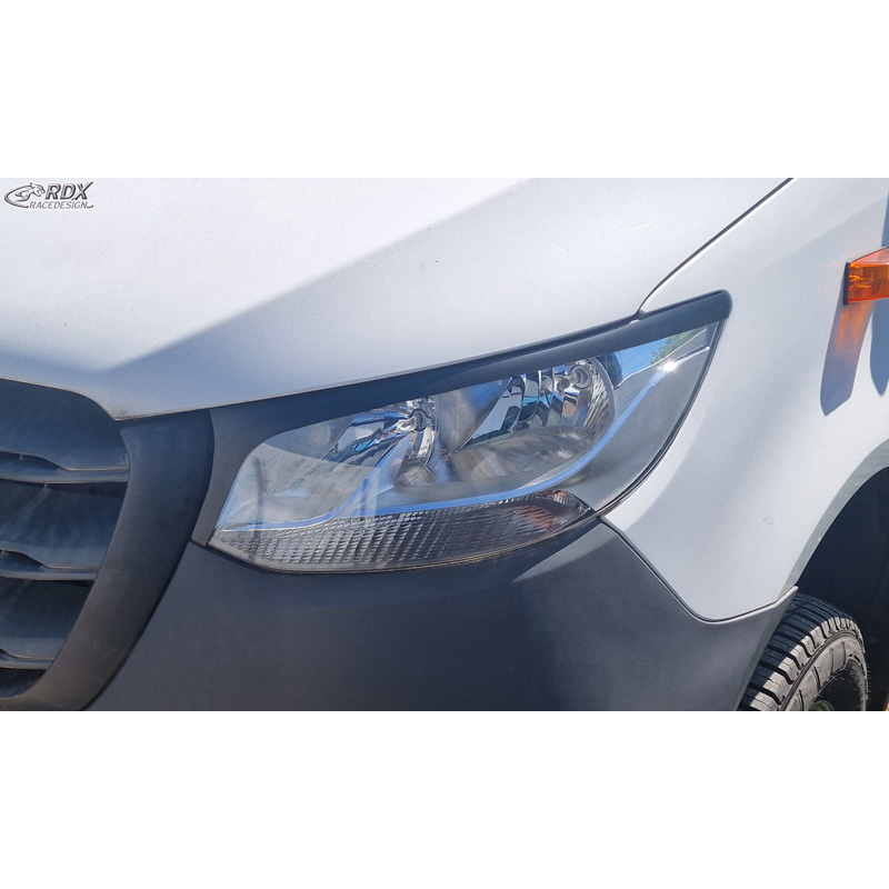 RDX Head light spoilers  Mercedes Sprinter 2018- (ABS)