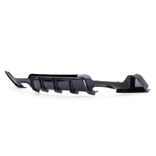 Diffuser passend voor BMW 4-serie F32 / F36 2013- Glans Zwart M-Pakket Duplex M4