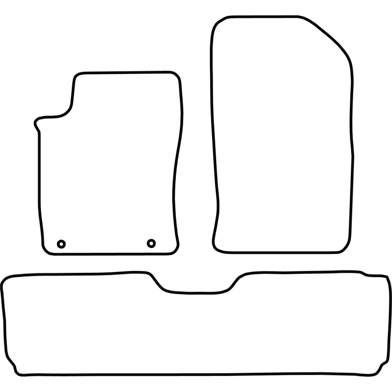 Set car mats  Citroen Xsara Picasso 2006-2011