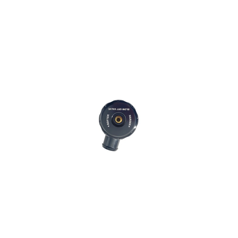 Simoni Racing Universal Blow-Off Valve Type 13 - for gasoline turbo engines, with adjustable vent pressure - Connection 22mm, Length 90mm, Diameter 48mm - Black