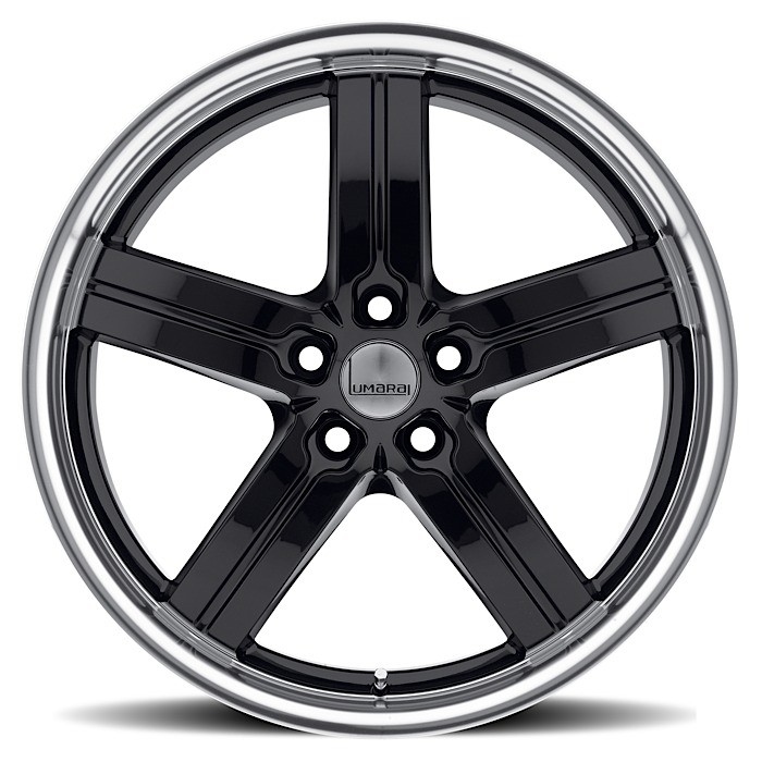 Velgen Lumarai Morro 20x8,5 5x120 ET31 Glanzend Zwart + Machined