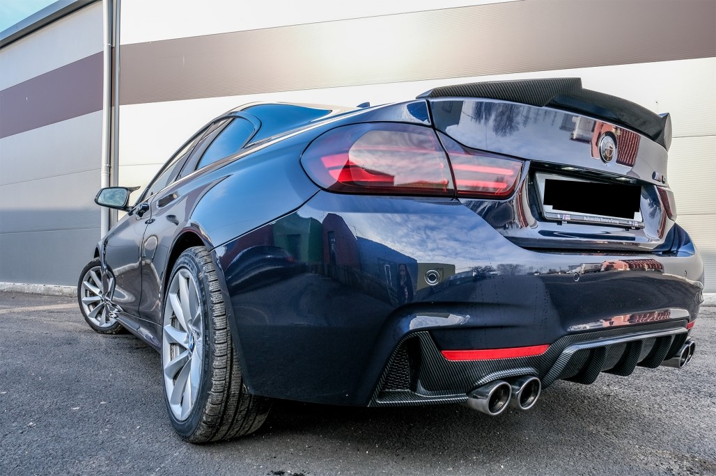 Spoiler passend voor BMW 4-Serie F32 Coupe M4 CSL design Carbon