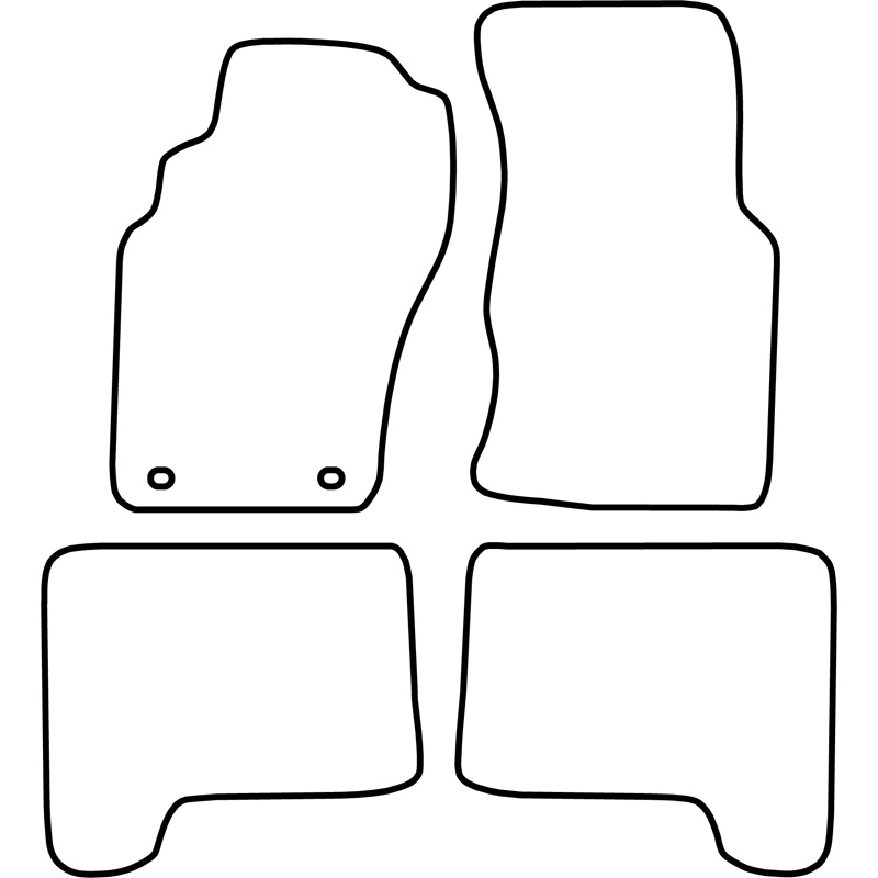 Set car mats  Nissan Pathfinder 2000-2005