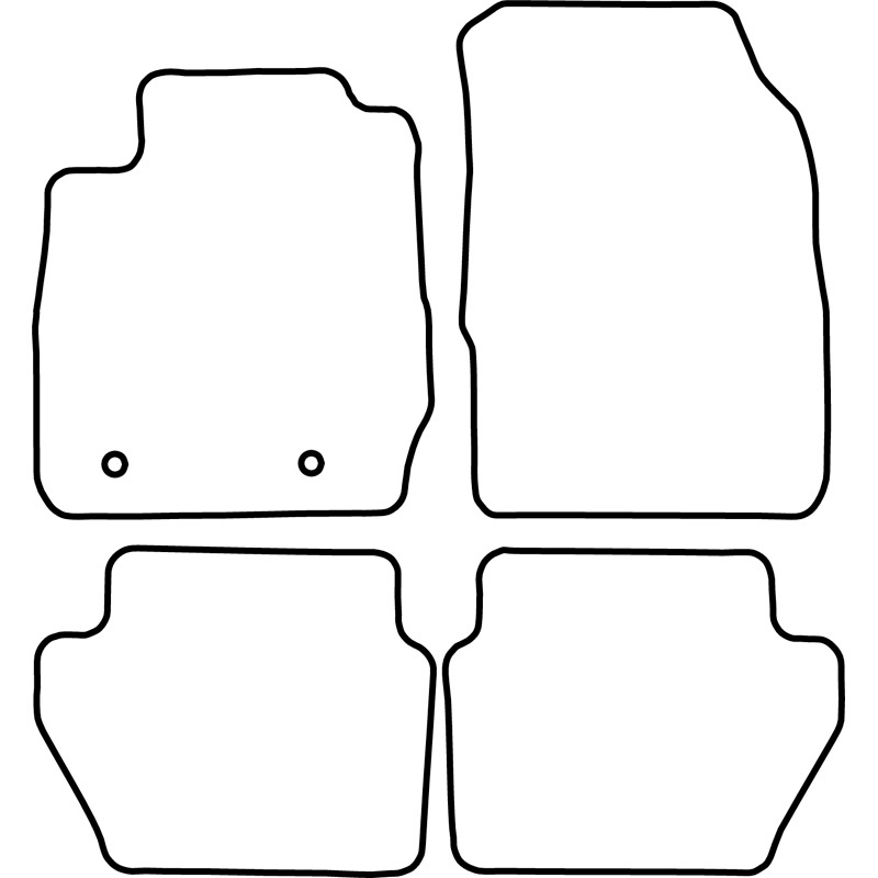 Set car mats  Ford Ecosport 2013-2017