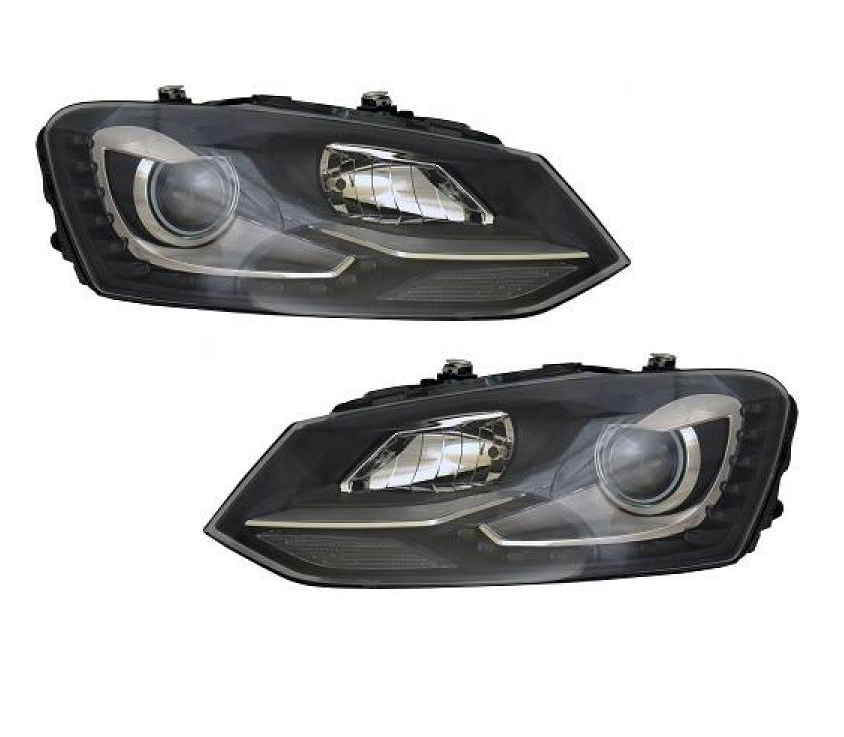 Headlights VW Polo 6R Xenon-look