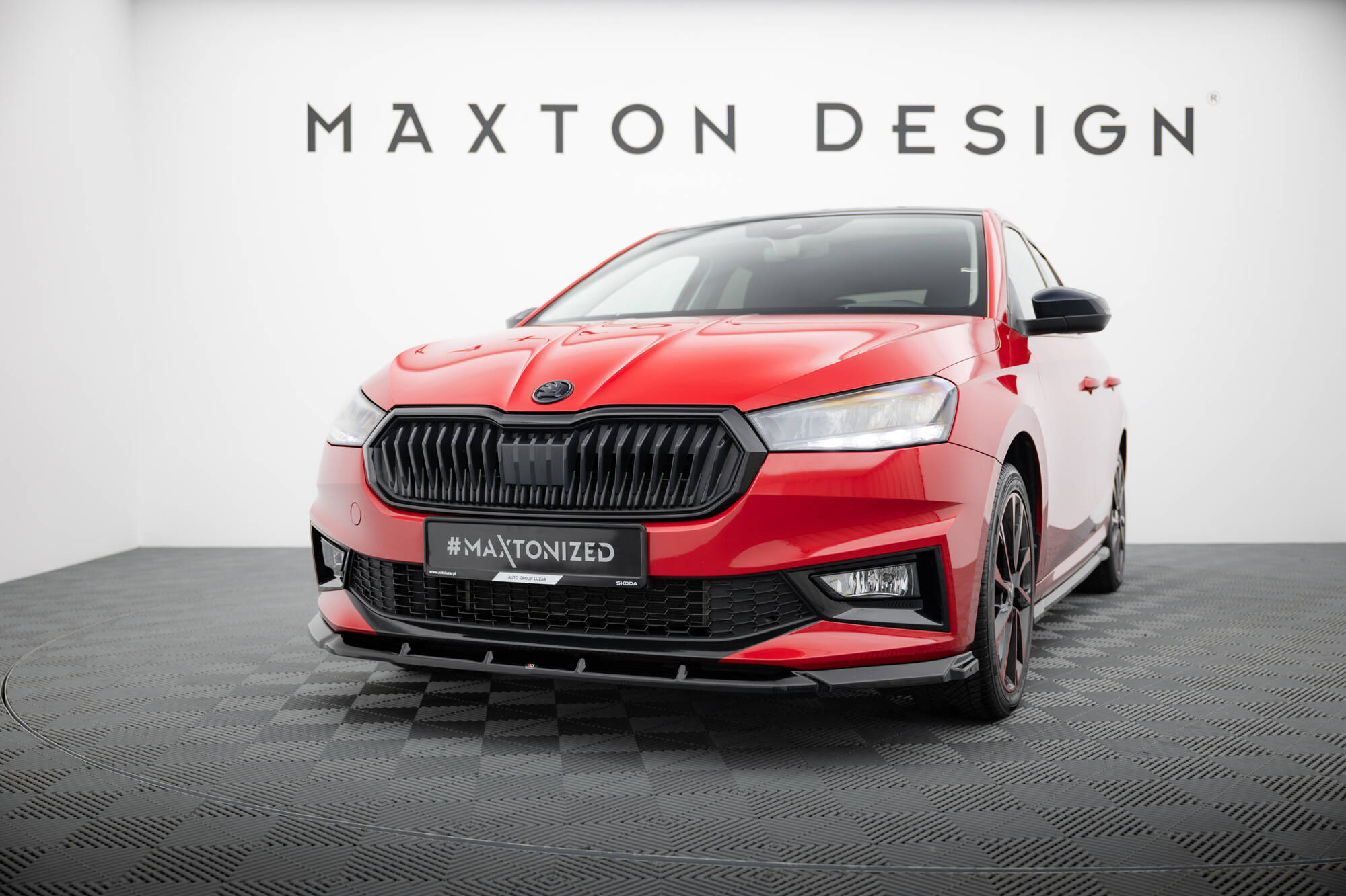 Bodykit passend voor Skoda Fabia MK4 Maxton Glanzend zwart