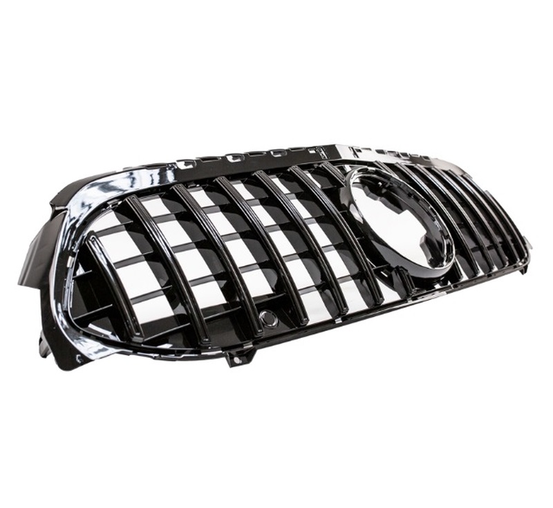 Grill passend voor Mercedes A klasse W177 / V177 GT-Look Glans Zwart