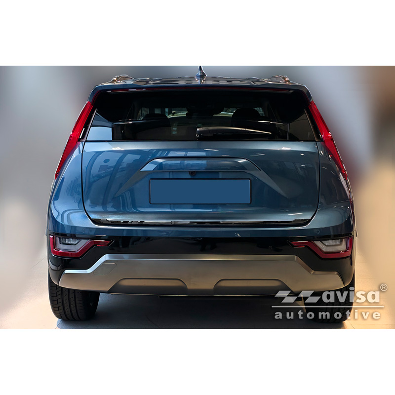 Avisa Black Chrome Stainless Steel Tailgate Trim  Kia Niro II 2022-