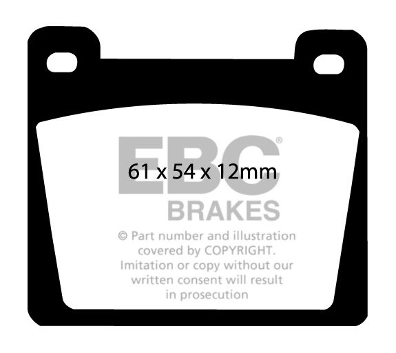 EBC Brakes LOTUS Elan 1.5 62-65 Remblokken voorzijde