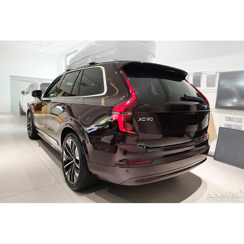 Avisa Black Chrome Stainless Steel Tailgate Trim  Volvo XC90 II 2015-19, Facelift 2019-2024 & Facelift 2024-